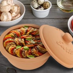 Reston Lloyd Eurita Clay Roaster Dutch Oven, 2 Quarts 7 Reston Lloyd Eurita Clay Roaster Dutch Oven, 2 Quarts