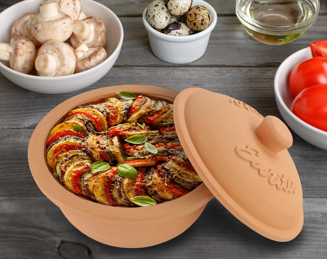 Reston Lloyd Eurita Clay Roaster Dutch Oven, 2 Quarts 5 Reston Lloyd Eurita Clay Roaster Dutch Oven, 2 Quarts