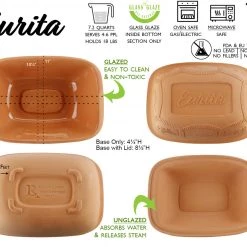 Reston Lloyd Eurita Clay Roaster, 7.2 Quarts