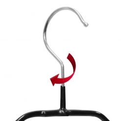 MAWA BodyForm, 46-LS, Pant Bar Hanger, Black MAWA HANGERS