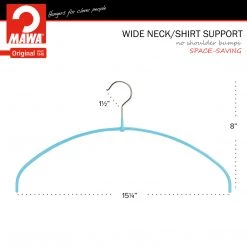 MAWA MAWA HANGERS Euro Ultra Thin, 40-PT, Hanger, Blue