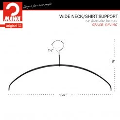 MAWA Euro Ultra Thin, 40-PT, Hanger, Black