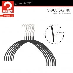 MAWA Euro Ultra Thin, 40-PT, Hanger, Black 11 MAWA Euro Ultra Thin, 40-PT, Hanger, Black