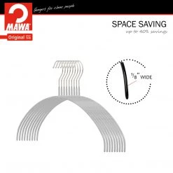 MAWA Euro Ultra Thin, 40-PT, Hanger, Silver