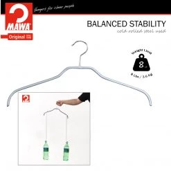 MAWA MAWA HANGERS Silhouette Extra Wide, 45-F, Hanger, Silver 13 MAWA MAWA HANGERS Silhouette Extra Wide, 45-F, Hanger, Silver