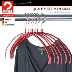 MAWA MAWA HANGERS Euro Ultra Thin, 40-PT, Hanger, Red