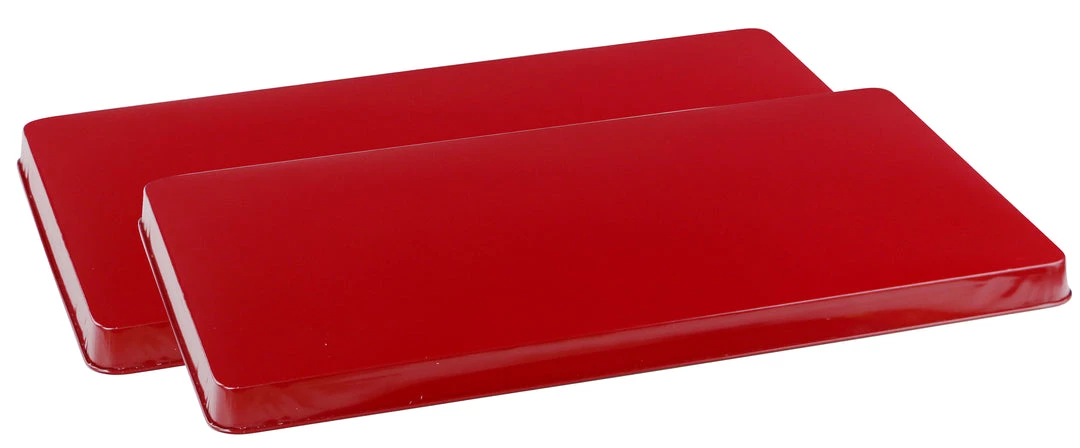 Reston Lloyd Ltd. Calypso Basics By Reston Lloyd, Rectangular Tin Burner Cover, Red 3 Reston Lloyd Ltd. Calypso Basics By Reston Lloyd, Rectangular Tin Burner Cover, Red