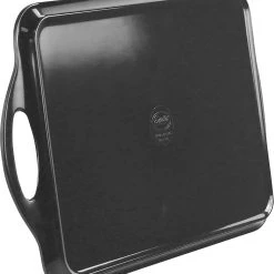 Calypso Basics Rectangular Melamine Tray, Charcoal