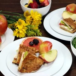 Reston Lloyd Ltd. 6pc Melamine Salad Plate Set, White