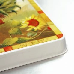 Reston Lloyd Ltd. Square Tin Burner Cover, Morning Rooster CALYPSO BASICS