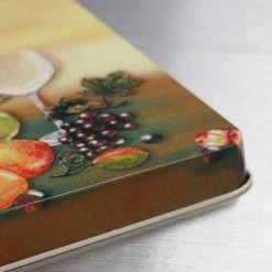 Reston Lloyd Ltd. CALYPSO BASICS Square Tin Burner Cover, Wine & Vine 7 Reston Lloyd Ltd. CALYPSO BASICS Square Tin Burner Cover, Wine & Vine