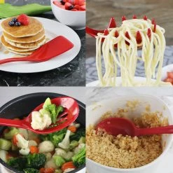 Calypso Basics 6pc Utensil Set, Red